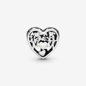 Pandora Jewelry - Pandora I Love You Mom Heart Charm Pandora Jewelry - Pandora I Love You Mom Heart Charm
